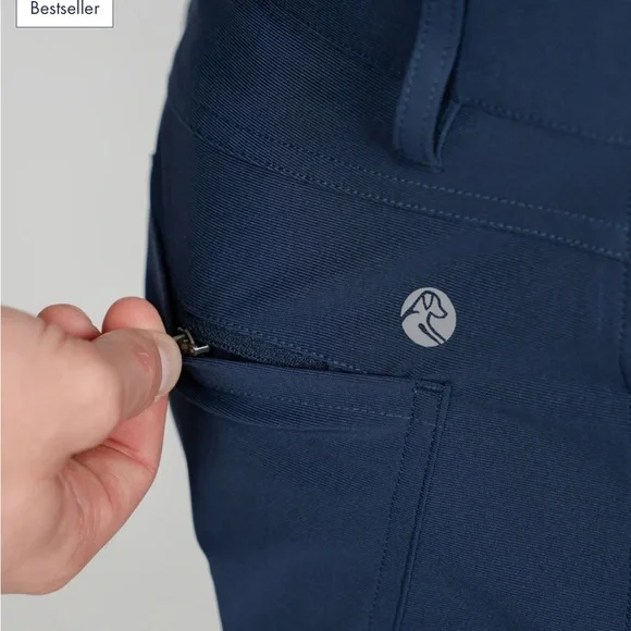 Rhoback Navy Blue Men's Delta Performance Pants